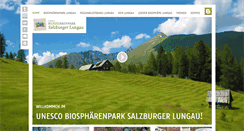 Desktop Screenshot of biosphaerenpark.eu