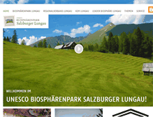 Tablet Screenshot of biosphaerenpark.eu